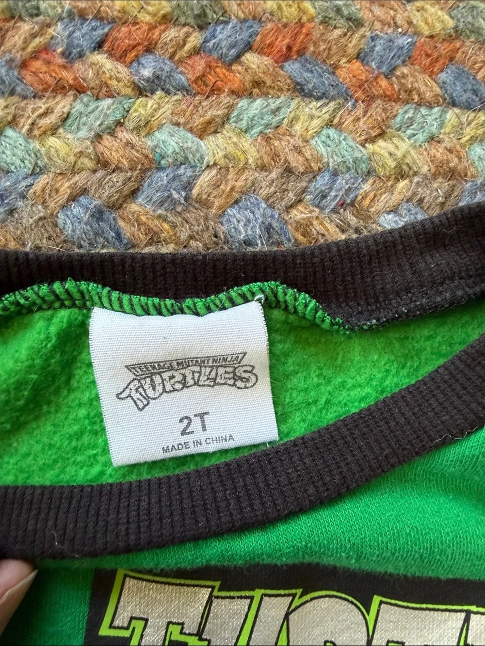 Teenage Mutant Ninja‎ Turtles Green 'Turtle Power' Graphic Sweatshirt 2T